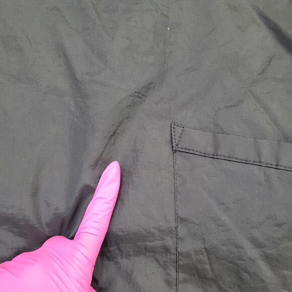 Vintage Security Guard Snap Jacket XL 26x28 Baggy Nylon USA - Picture 4 of 12